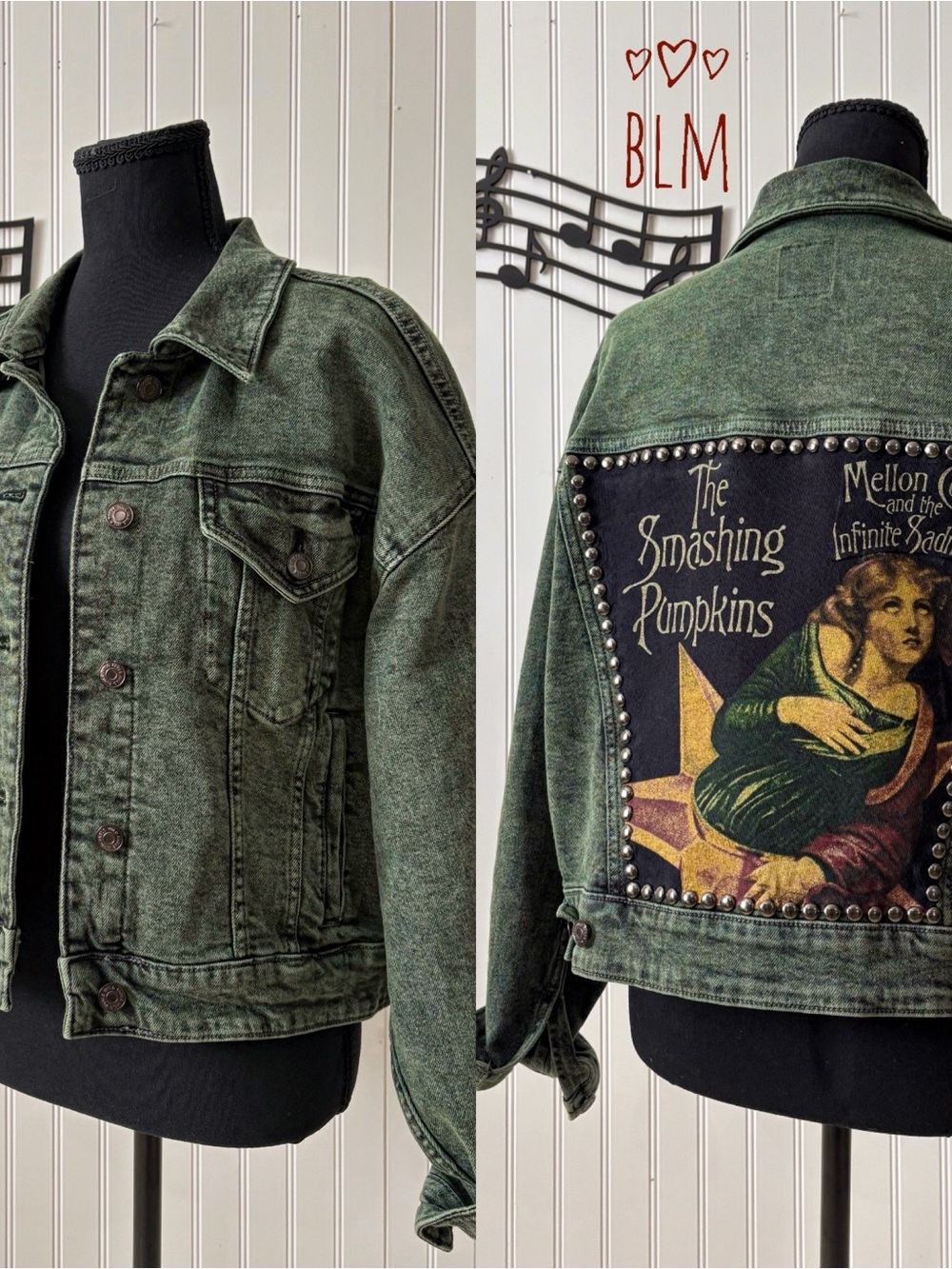 Smashing pumpkins custom denim jacket